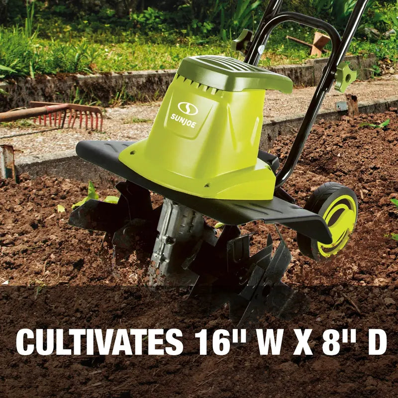 Sun Joe Electric Garden Tiller Cultivator, 16-Inch, 13.5-Amp - TJ604E