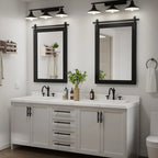 Rectangular Wall Mirror With Wood Frame, 18 x 26 in, 22 x 30 in, 24 x 36 in, or 40 x 26 in - Multiple Sizes