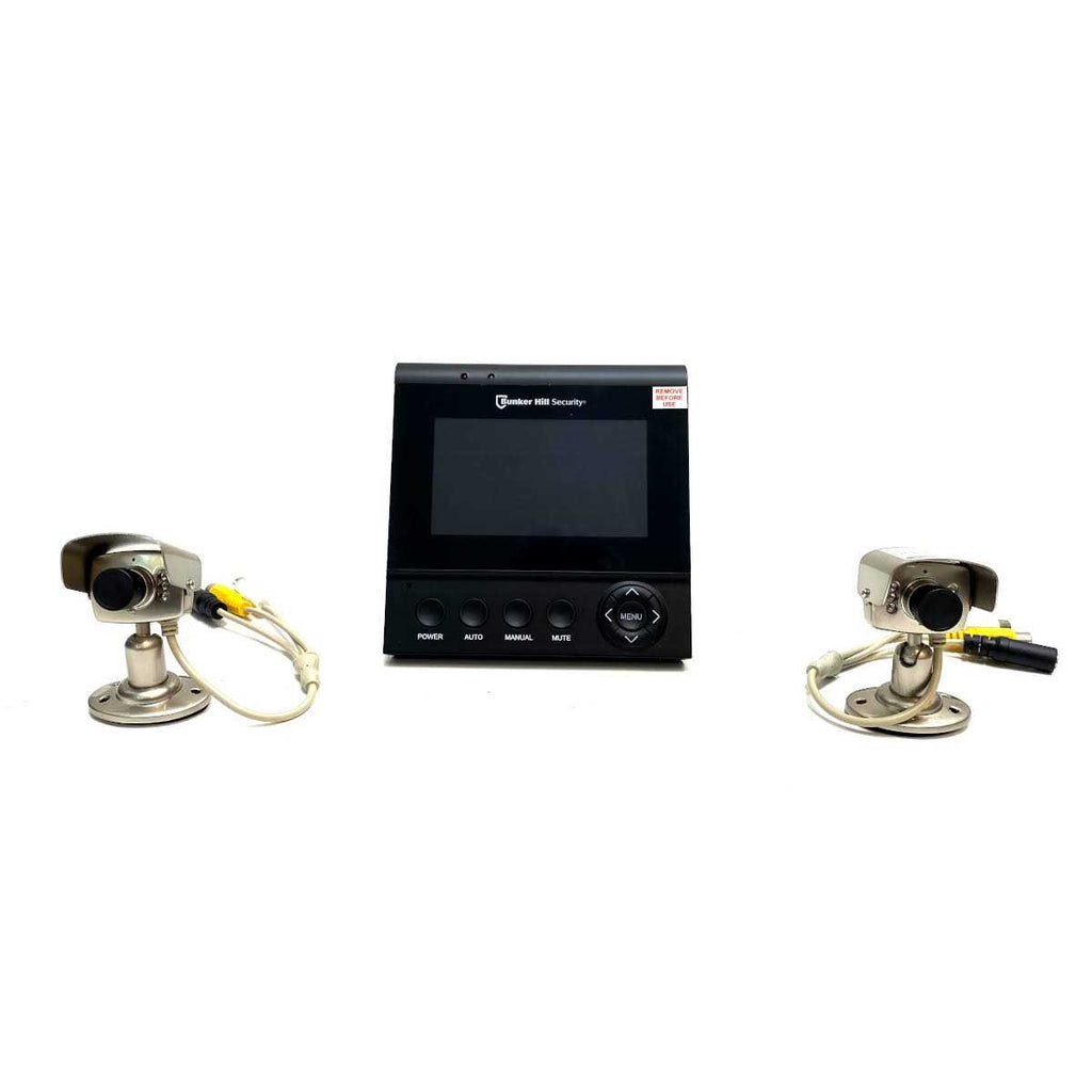 Bunker Hill Security Wired Color Security System With 2 Indoor/Outdoor Night Vision Cameras - 480 TVL