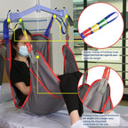 EZ Assistive Full Body Patient Lift Sling - Mesh Fabric, 500 lb, Sizes S/M/L
