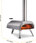 Ooni Karu 12 Multi-Fuel Outdoor Pizza Oven With Pizza Stone - Karu 12