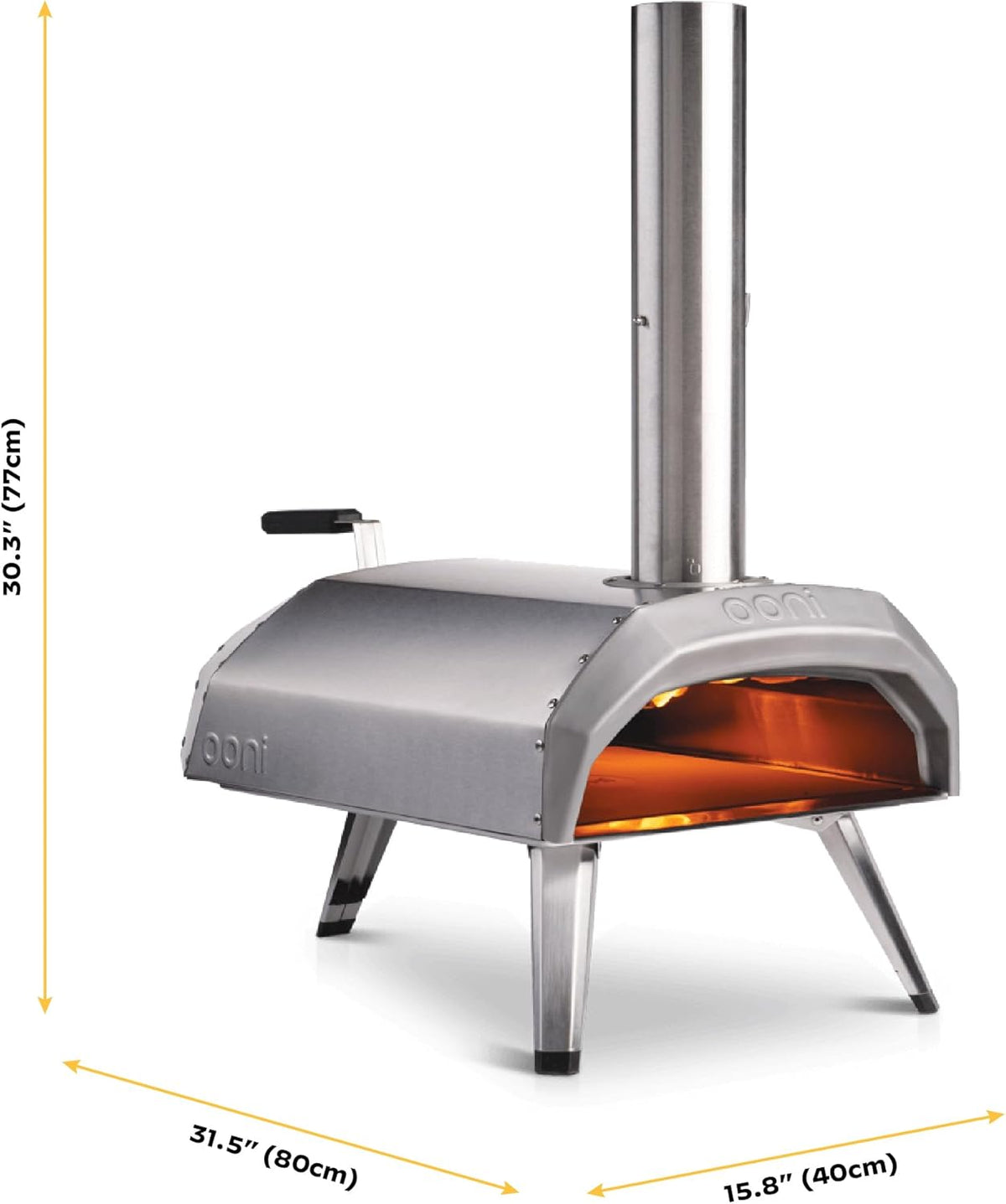 Ooni Karu 12 Multi-Fuel Outdoor Pizza Oven With Pizza Stone - Karu 12