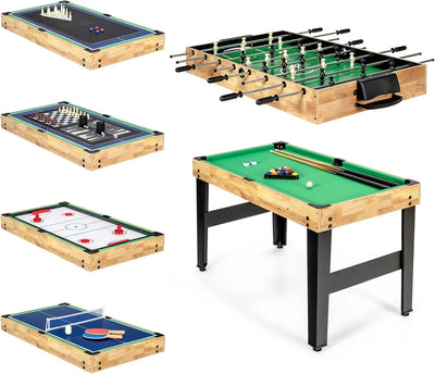 10-Function Multi-Game Table, Green - 105.4L x 61W x 80H Centimetres