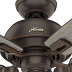 Hunter Ceiling Fan With Bowl Light Fixture And 44in Blades - Donegan