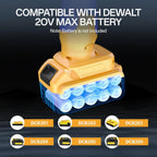Cordless Stick Water Transfer Pump Compatible With Dewalt 20V Max Battery - 720 GPH, 32 FT Head, 3/4 in Outlet