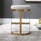 Bailey Street Home Counter Stool, 26 inch, 18 inches Wide By 14.5 inches Deep - 208-Bel-3314995