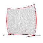 VEVOR Barricade Backstop Net, 12x9 ft Ball Sports Barrier Netting With Carry Bag - SSPDYBQ004