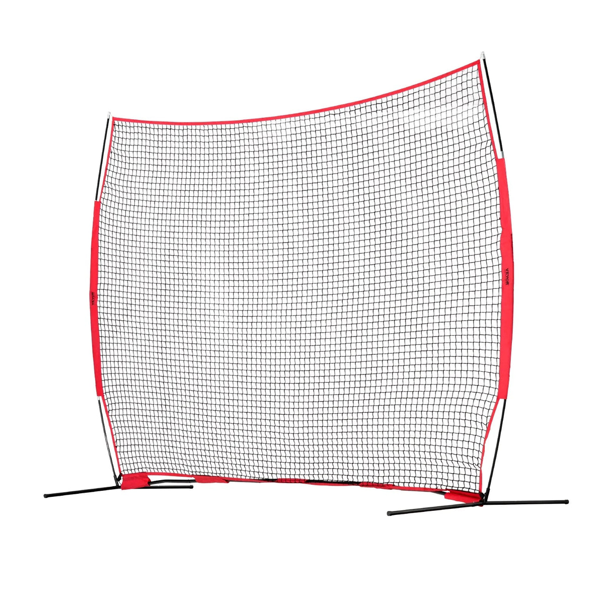 VEVOR Barricade Backstop Net, 12x9 ft Ball Sports Barrier Netting With Carry Bag - SSPDYBQ004
