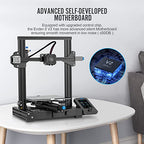 Creality Ender 3 V2 3D Printer, 220x220x250mm, Aluminum, Black - Ender 3 V2