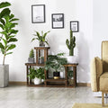 Wooden Plant Display Stand - Fir Wood