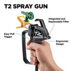 Wagner High Efficiency Airless 1.5 Gallon Power Tank Paint/Stain Sprayer - Control Pro 130
