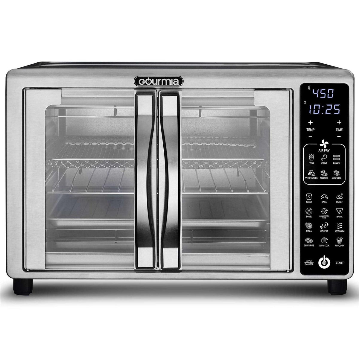 Gourmia Digital Air Fryer Toaster Oven With Single-Pull French Doors - GTF2448