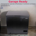 Frigidaire Chest Freezer, 5.0 Cu. Ft., Black Granite Design