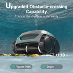 WYBOT Cordless Robotic Pool Cleaner With Dual Filtration And 180 Minutes Runtime - C2
