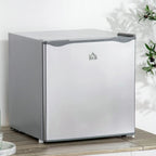 HOMCOM Compact Upright Mini Freezer, 1.1 Cu.Ft, Gray 05