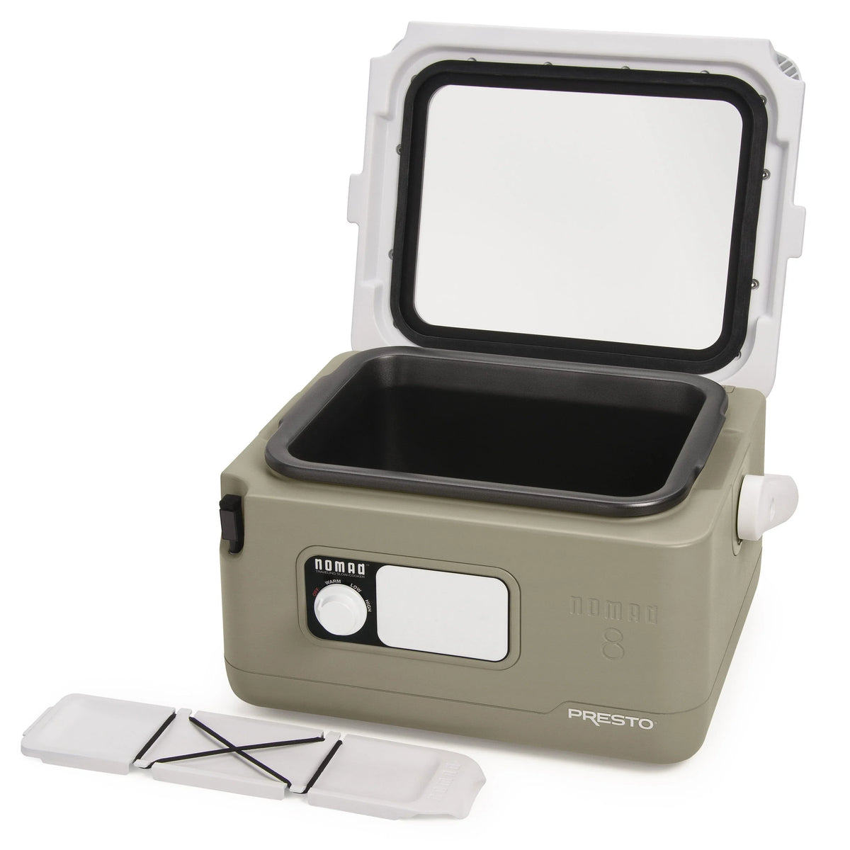 Presto Traveling Slow Cooker, 8-Quart, Tan - Nomad