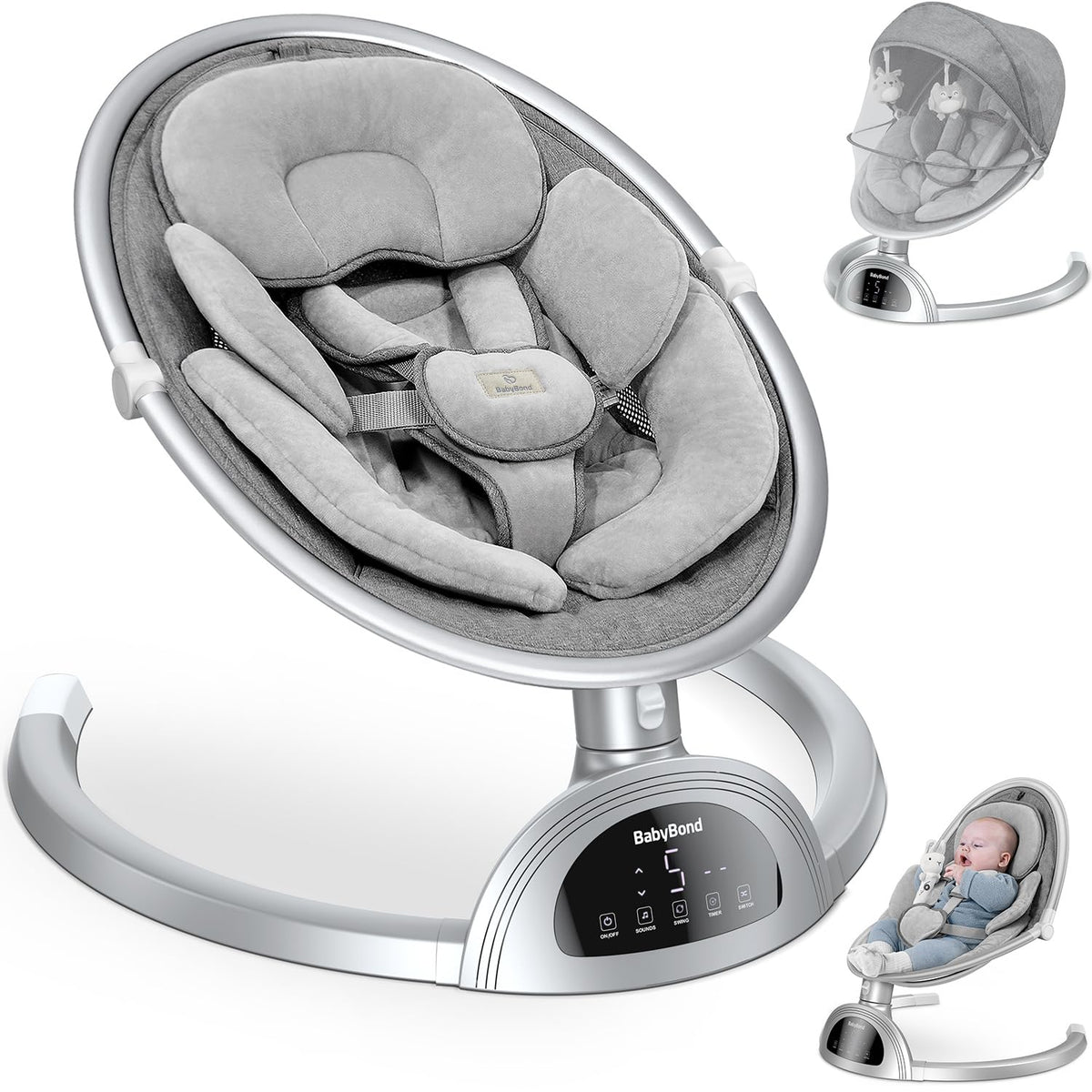 BabyBond Bluetooth Speaker Positions For Infants