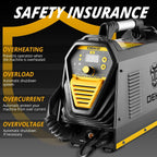 DEKO 135Amp 110V 3-in-1 MIG/MMA Welder - IGBT DC Inverter