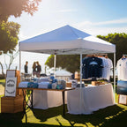 GVDV 10x10 ft Easy Pop Up Outdoor Canopy Tent - Blue