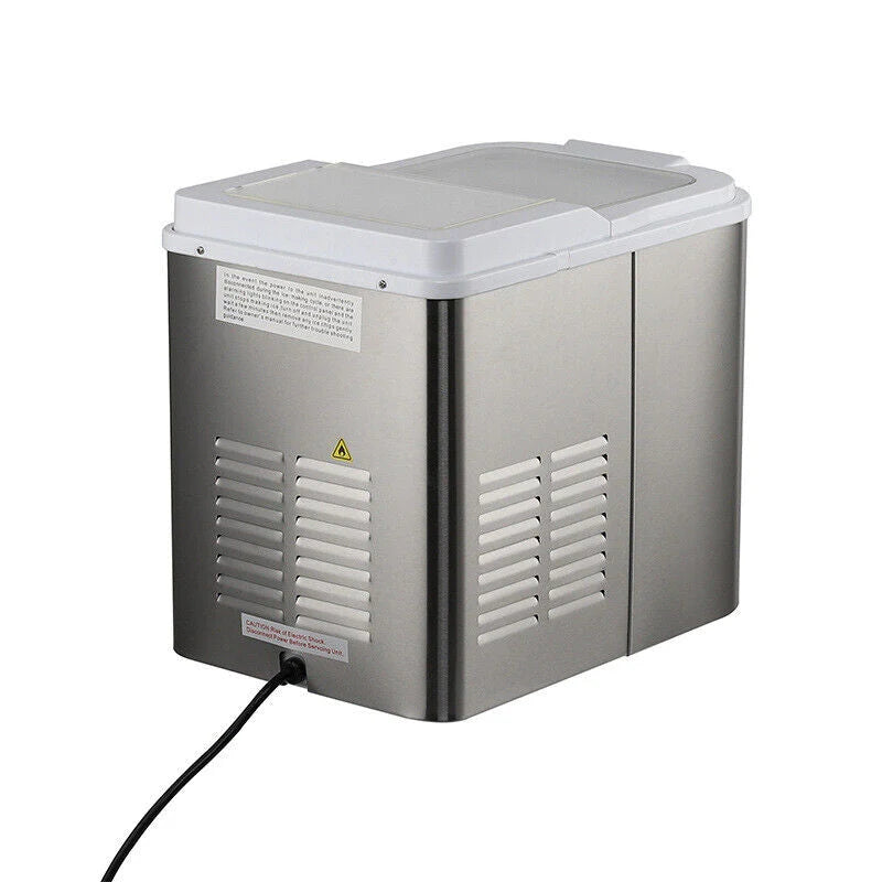 CJC Countertop Ice Maker With Carry Handle, Basket, Scoop, 110V