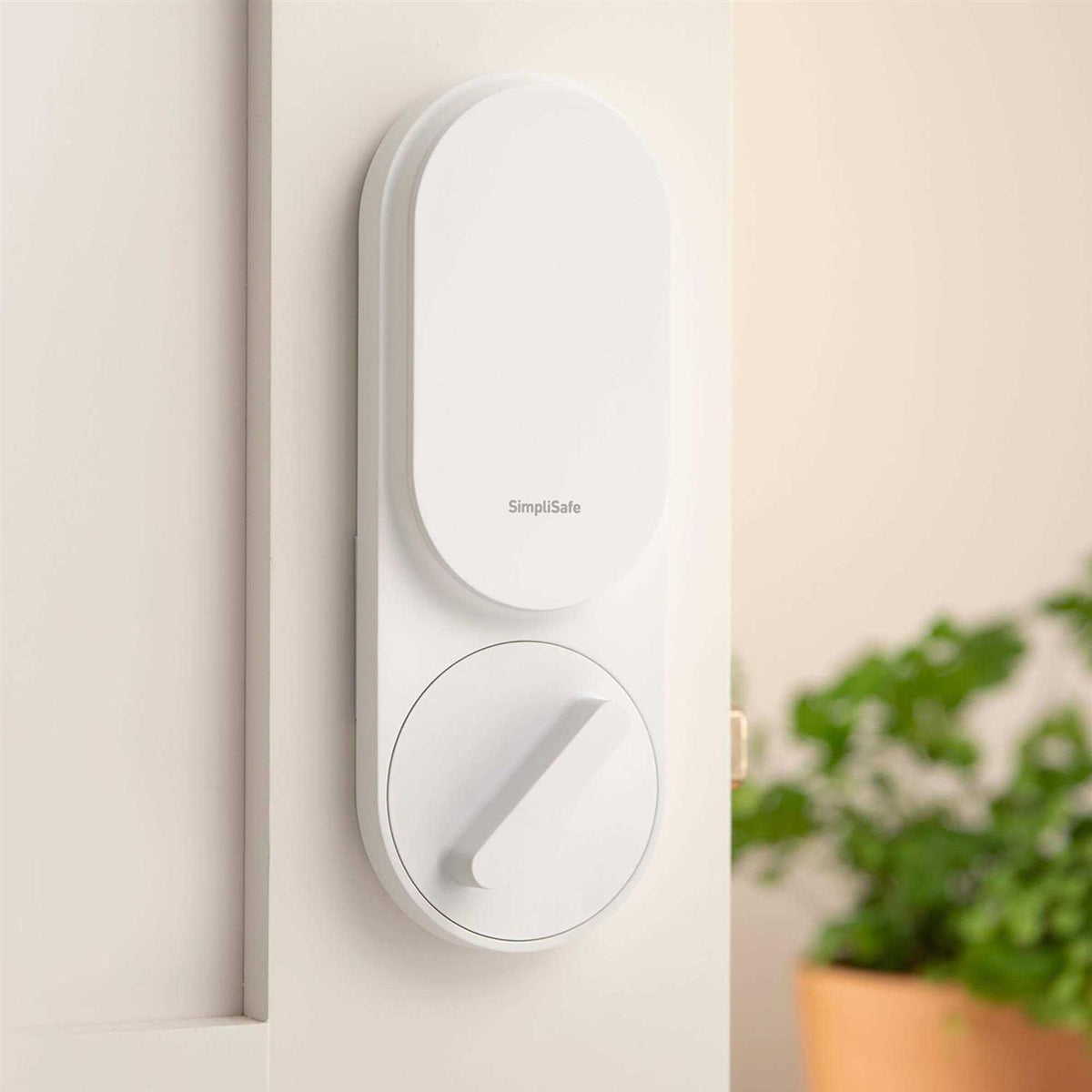 SimpliSafe Smart Lock With PIN Pad - White