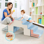 Asweets 4 In 1 Toddler Foam Climbing Blocks, 20 x 10 x 20 Inches - AFPG-1
