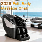 F&G Full Body Zero-Gravity SL Track Massage Chair With 5 Level Heating And Foot Rollers