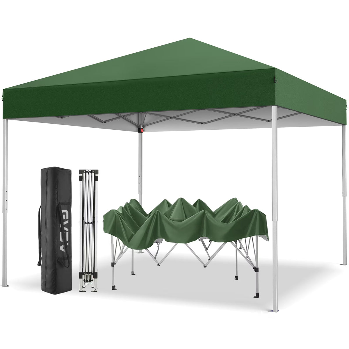 GVDV 10x10 ft Easy Pop Up Outdoor Canopy Tent - Blue