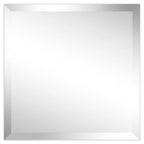 Frameless Beveled Prism Wall Mirror - Clear