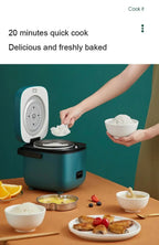 1.2L Mini Electric Rice Cooker, Blue