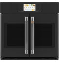 Cafe 30 Inch Matte Black Single Convection Smart Electric Wall Oven - CTS90FP3ND1