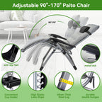 VECUKTY XXL Zero Gravity Chair, 500lb Capacity, 33-Inch Wide Padded Seat