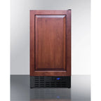18 in Wide Frost-Free Freezer, Black, Built-In or Freestanding