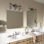Aluminum Alloy Rounded Corner Wall Vanity Mirror