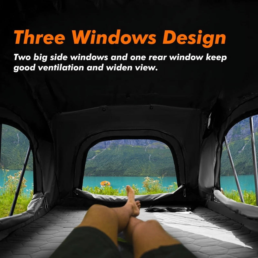 ILANDER Roof Top Tent 120cm Aluminum Fold-Out - Lite Cruiser
