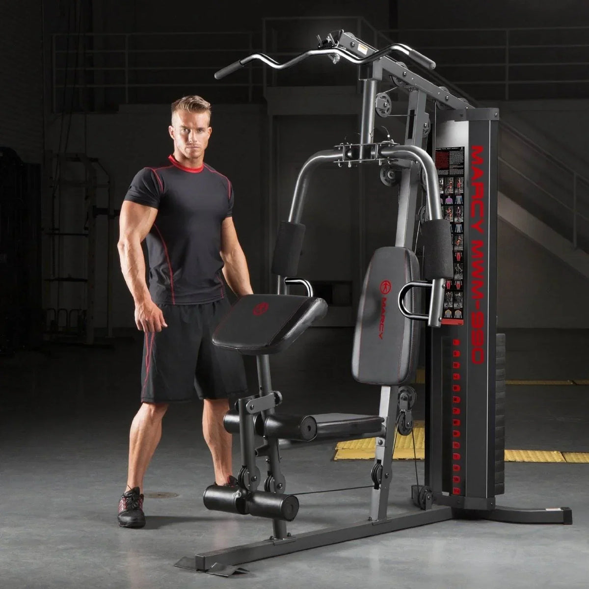 Marcy Full Body 150lb Stack Home Gym Workout Machine - MWM-990