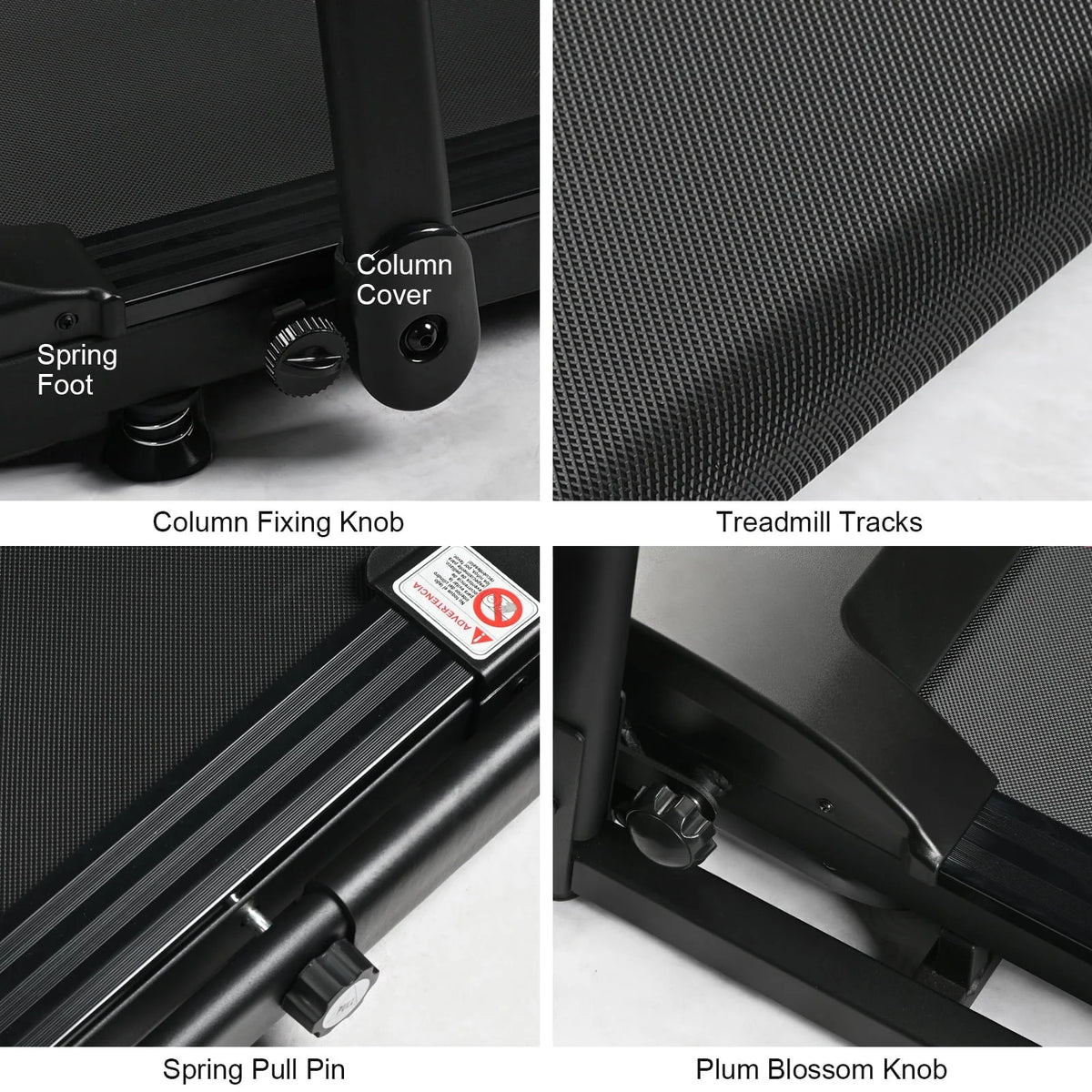 Foldable Under Desk Treadmill Walking Pad With Handle, 6.2 MPH, 2.5HP, 300 LBS Capacity
