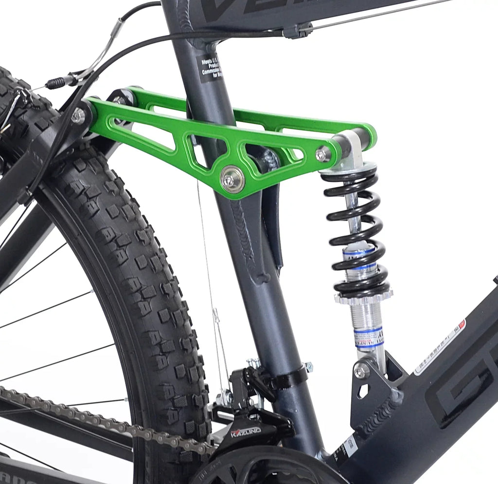 Genesis V2100 Men's Dual Suspension Mountain Bike, 26in, Slate Gray