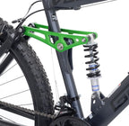 Genesis V2100 Men's Dual Suspension Mountain Bike, 26in, Slate Gray