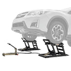 Black Widow Hydraulic Car Lift Ramps - 3,000 lb Per Pair Capacity, 5in to 15in