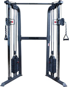 Body-Solid Powerline Functional Trainer Cable Machine, Dual 210 Lb. Weight Stacks - PFT100