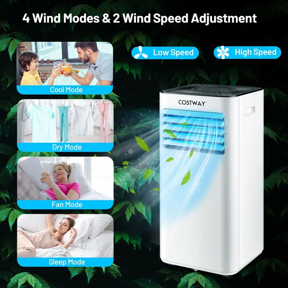 Yardi Yard Portable Air Conditioner 10000 BTU, White, Cools Up To 350 Sq. Ft.