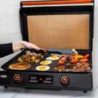 Blackstone 22 Inch Electric Tabletop Griddle With Hood And Accessories - 8001 E-Series