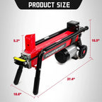 PowerSmart Electric Hydraulic Log Splitter 7-Ton, 15 Amp - DB6407