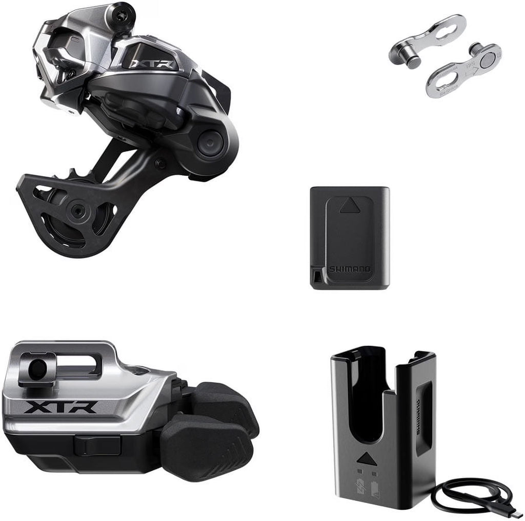 Shimano XTR Di2 Wireless 12-Speed Upgrade Kit With M9250-GS Rear Derailleur And M9250-IR I-SPEC EV Shifter - M9250