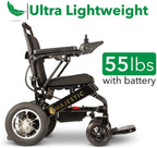 Comfy Go Folding Electric Power Wheelchair, 17.5 Seat Width