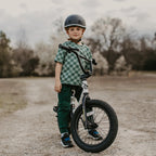 Glerc Kids BMX Style Bicycle 14 Inch Blue With Training Wheels And Coaster Brake