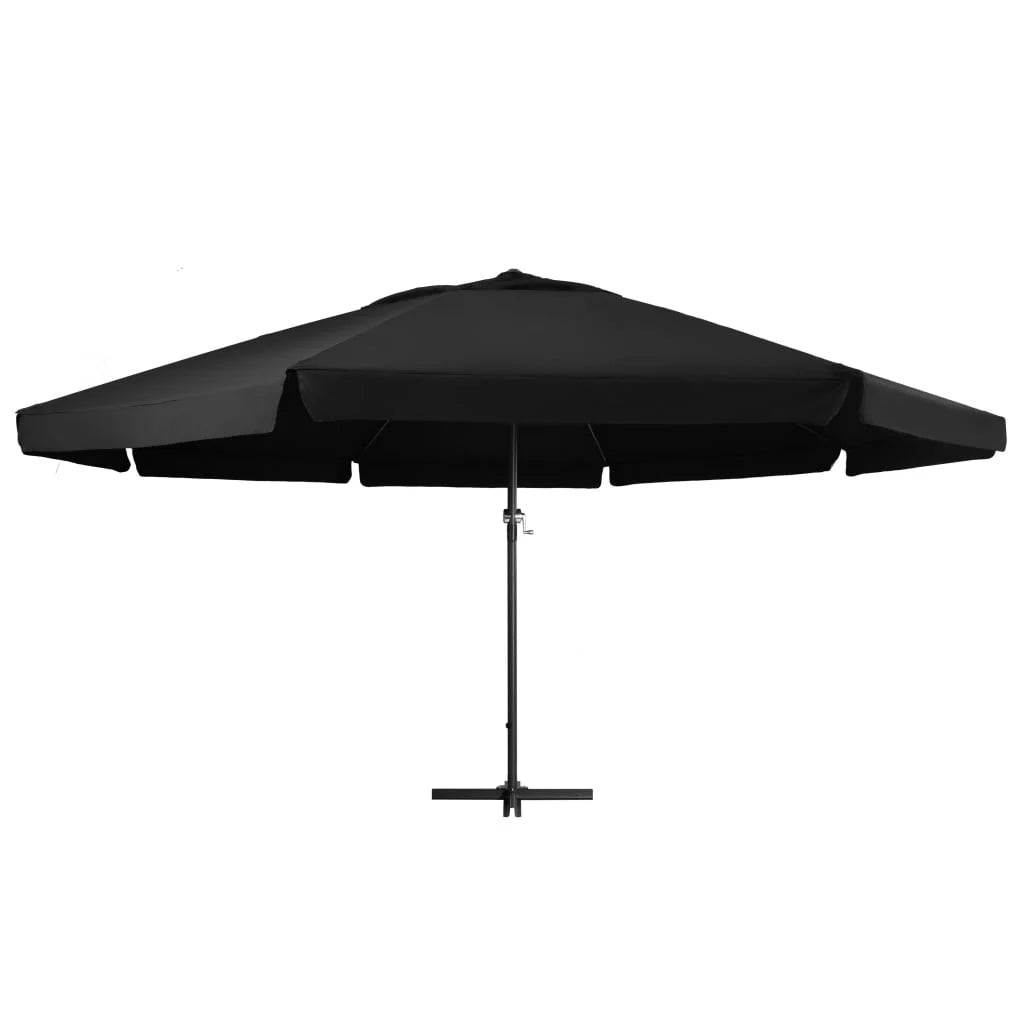 vidaXL Garden Parasol, Azure Blue Polyester With PA Coating, 196.9in x 118.1in