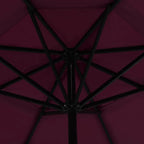 vidaXL Garden Parasol, Azure Blue Polyester With PA Coating, 196.9in x 118.1in
