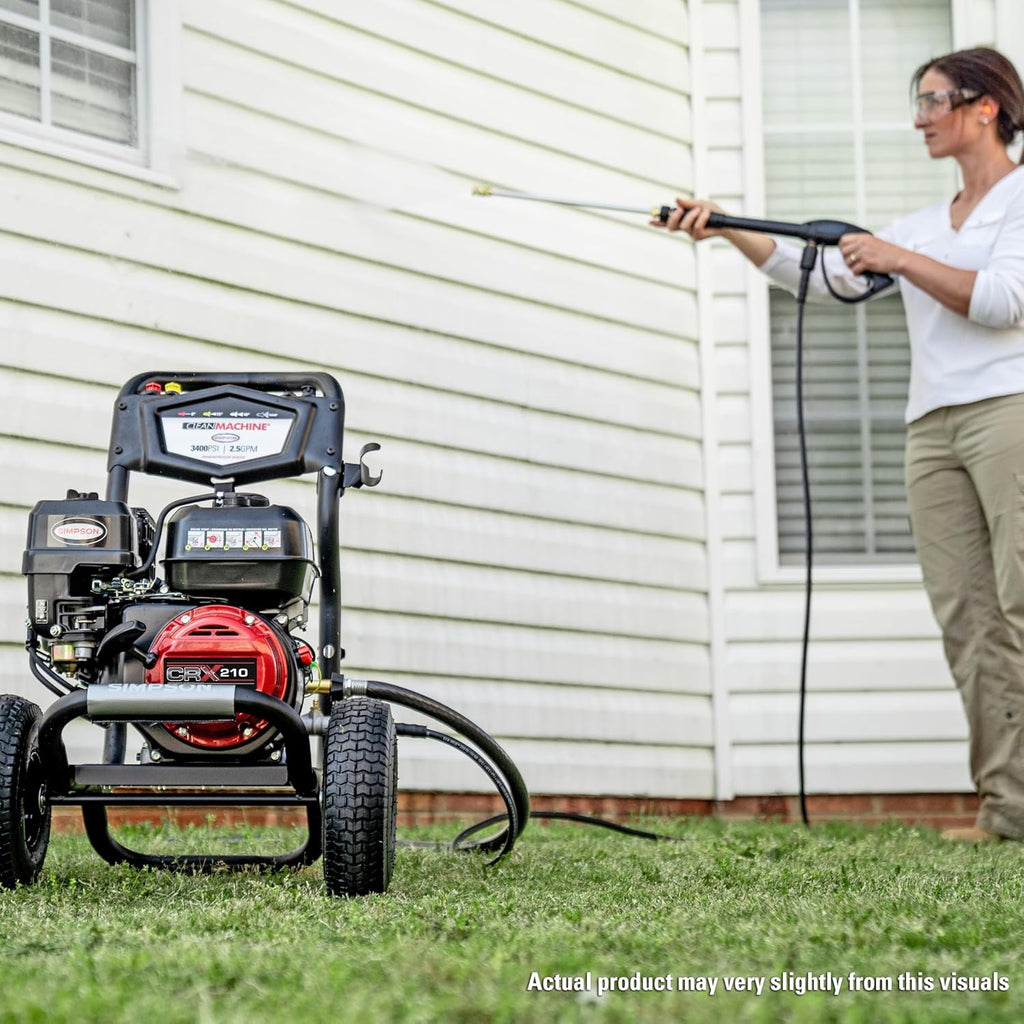 Simpson Gas Pressure Washer 3400 PSI 2.5 GPM With 25 ft Hose - CM61083